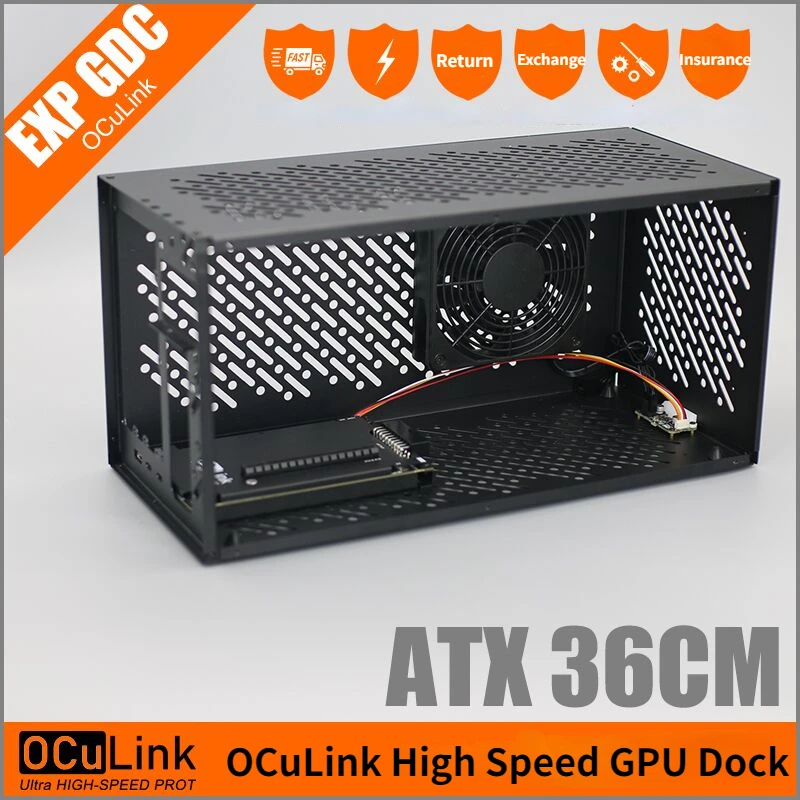 Oculink Egpu Dock Graphics Card - Aluminum Case OCuP4v2 OCuLink PCI-E 4.0